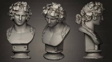 Busts and heads antique and historical (BUSTA_0276) 3D model for CNC machine